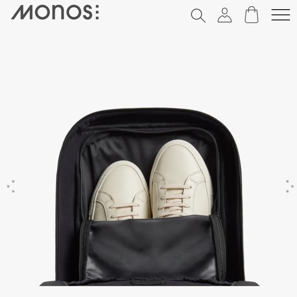 Monos Metro Backpack With Classic Kit And Metro Folio Kit In Black Nylon - Picture 6 of 16